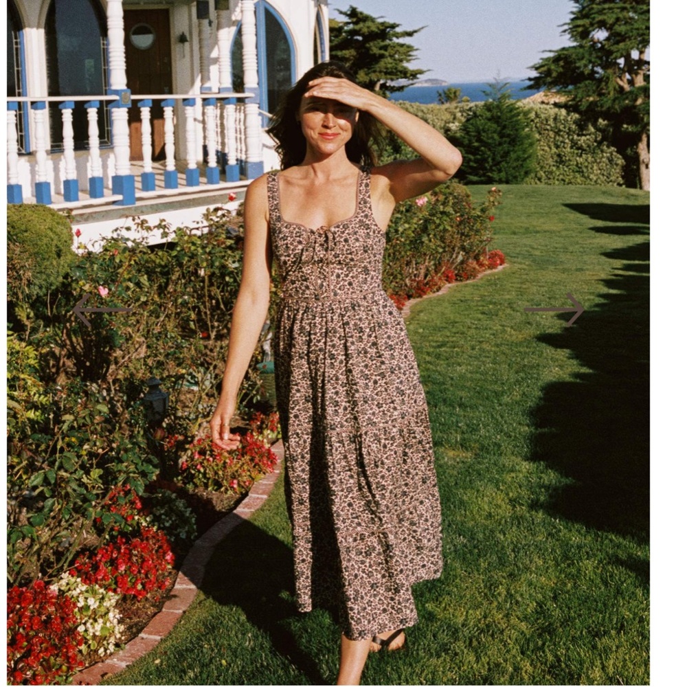 SOLD- Christy Dawn The Adele Dress- Daisy Black, Size XS
